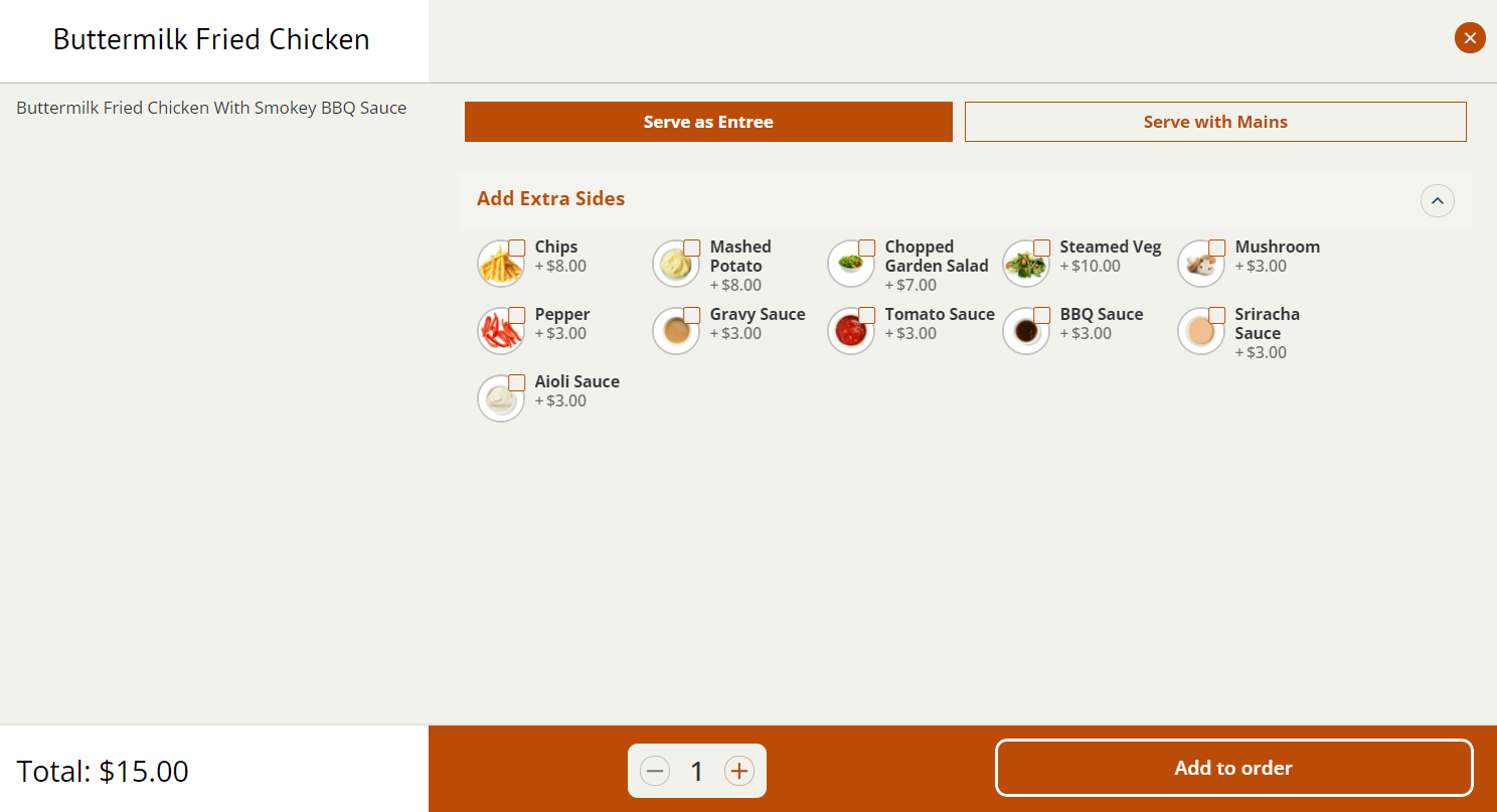 Courses Entrees As Mains